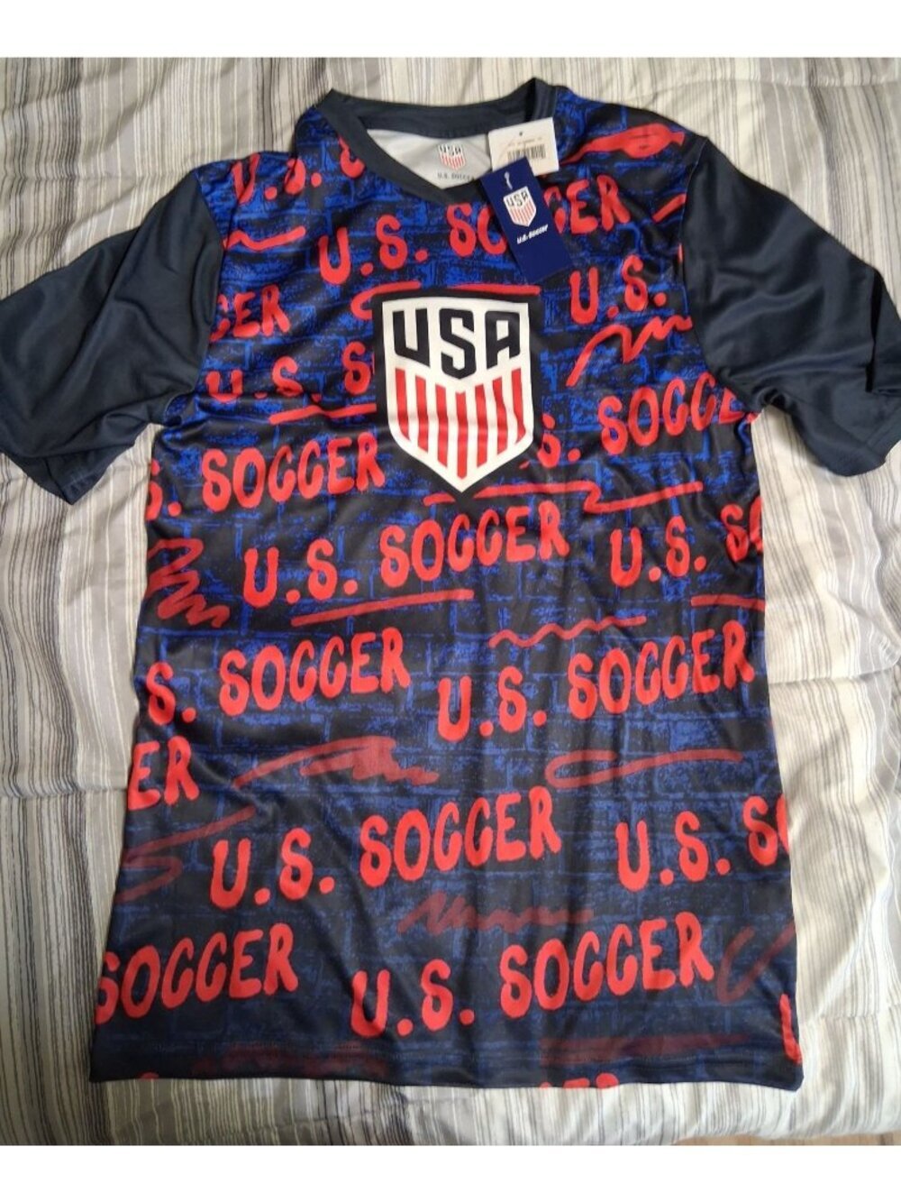 NWT FIFA World Cup 2026 Team USA T-Shirt Polyester Soccer Size Small MSRP $24.99